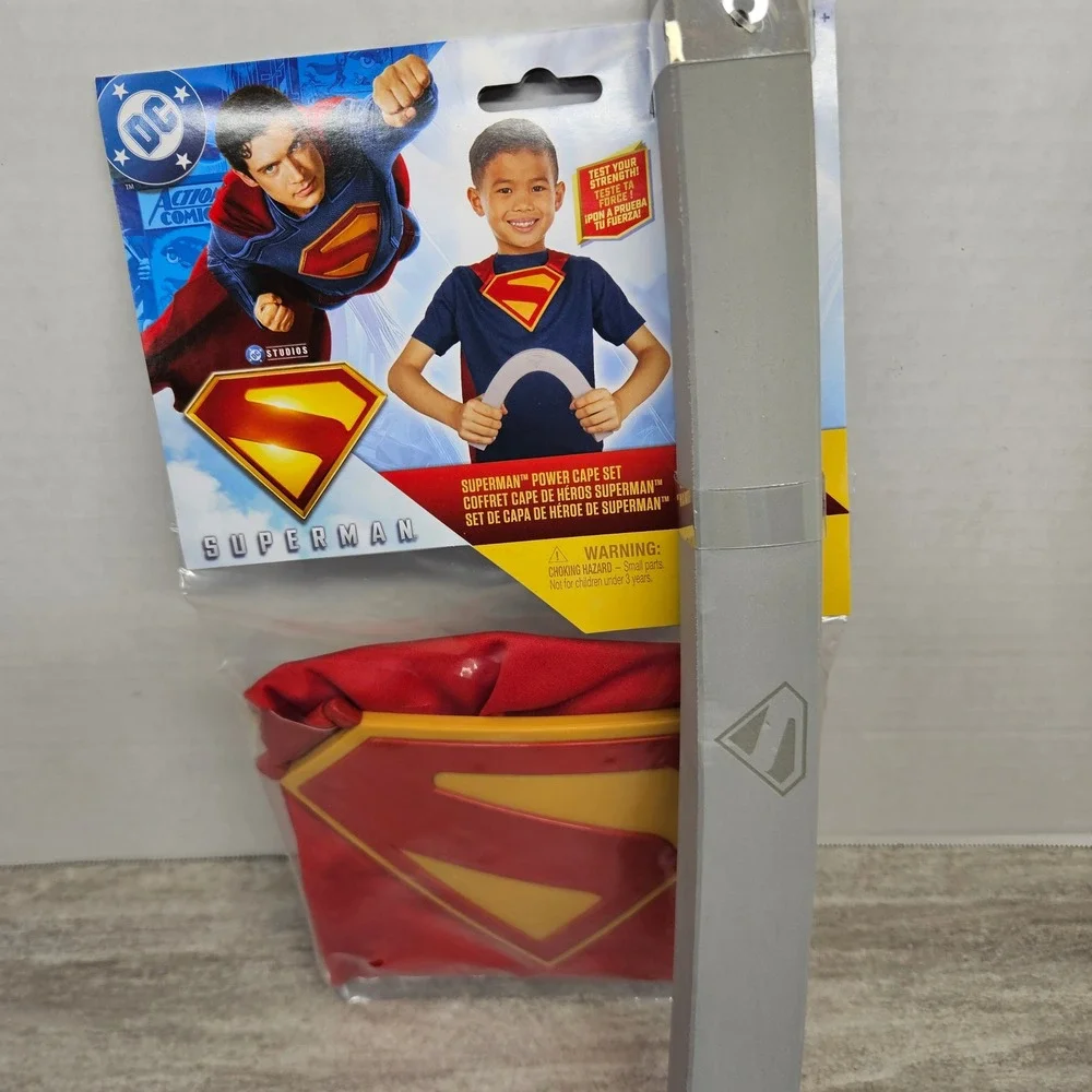 Spin Master DC Comics Superman Power Cape Set Kids Role Play Costume‎